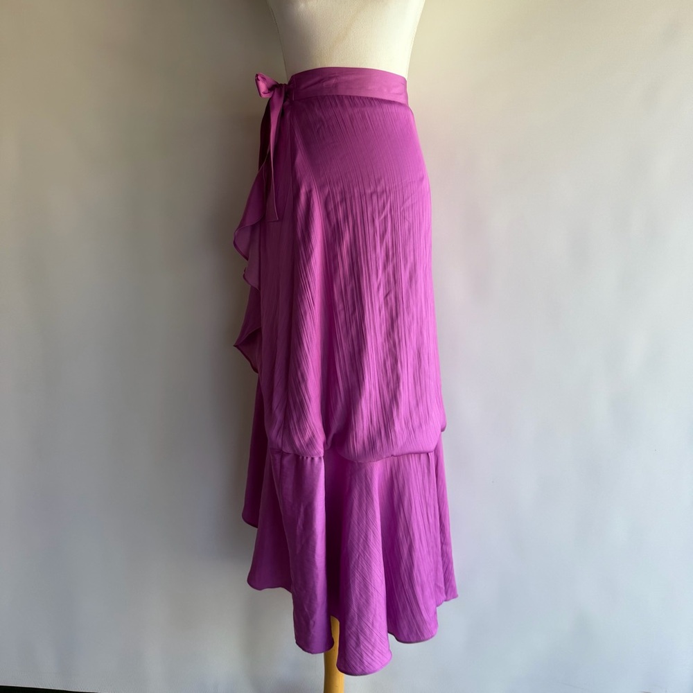 Maeve for Anthropologie Ruffled Wrap Maxi Skirt - sz XL